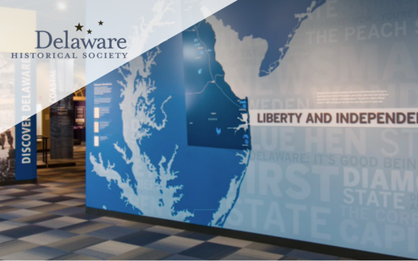 A picture of the interior of the Delaware History Museum