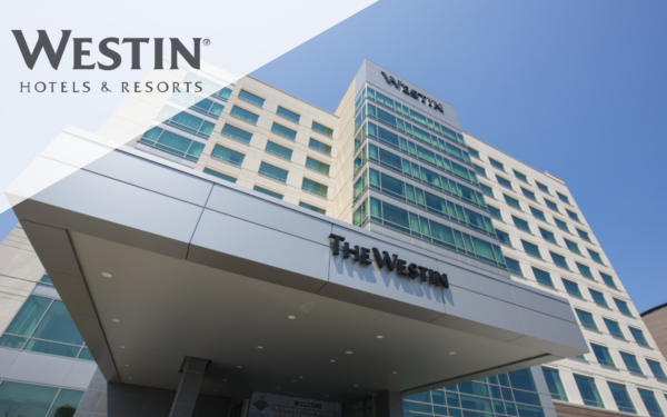 A picture of the exterior of the Westin Wilmington
